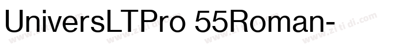 UniversLTPro 55Roman字体转换 UniversLTPro 55Roman字体转换